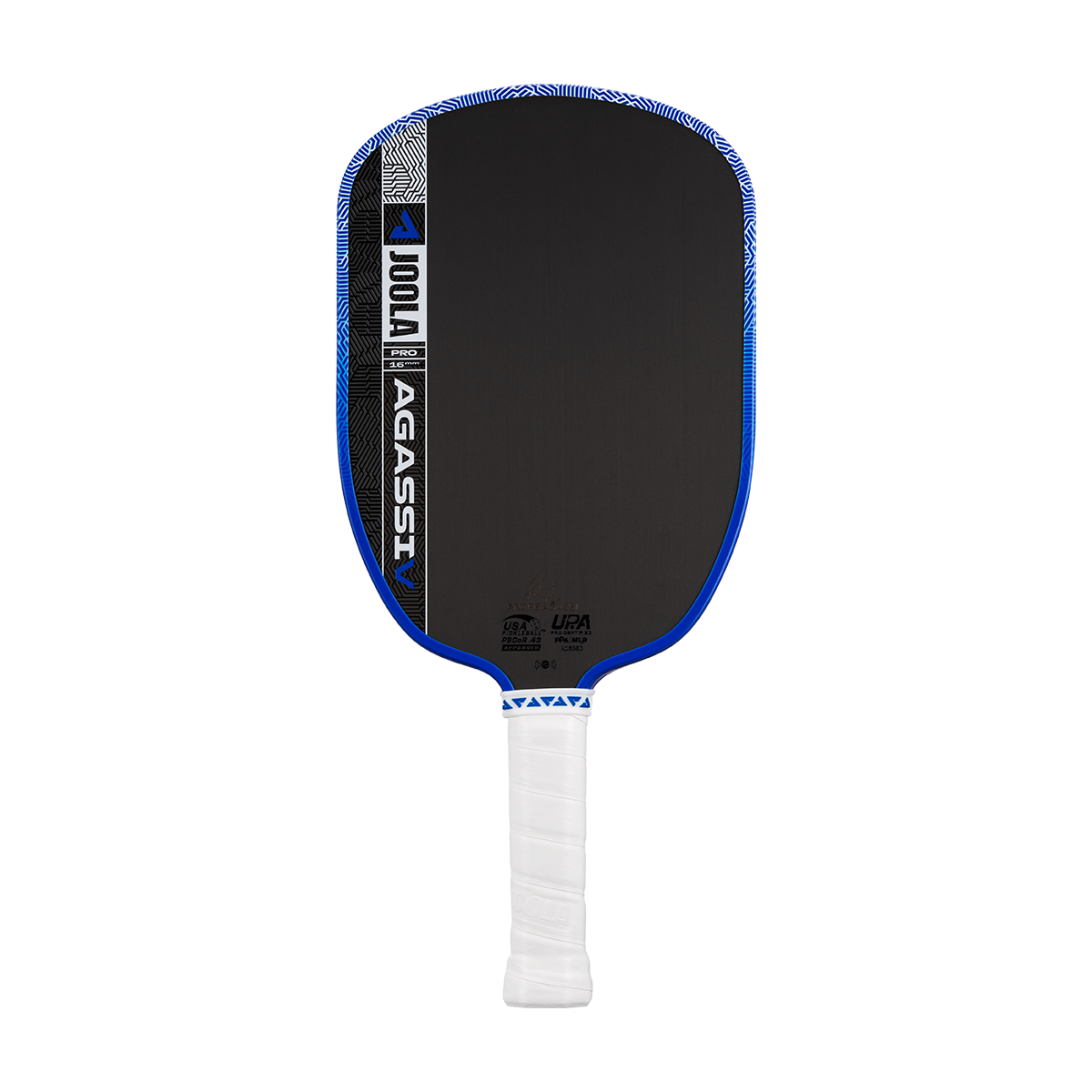 JOOLA Agassi Pro V Royal Blue 16mm Pickleball Paddle