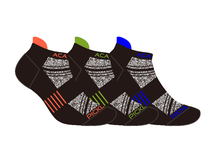 Acacia Performance Socks - Ankle Length (Black)